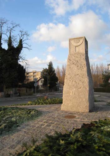 sculpture sur pierre giratoire Yverdon-les-Bains